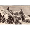 CPA Chamonix Dent du Géant prise de l’Aiguille du Tacul massif du Mont-Blanc