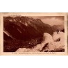 CPA Chamonix vallée vue du glacier des Bossons et chaîne des Aiguilles Rouges en 1929