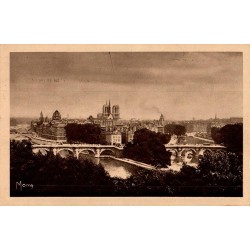 LES PETITS TABLEAUX DE PARIS - L'île de la Cité, le Pont neuf