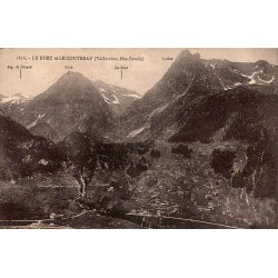 CPA Vallorcine Le Buet et le Couteray panorama des montagnes de Haute-Savoie