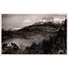 CPSM Talloires vue sur Duingt lac d’Annecy château et massif de la Tournette