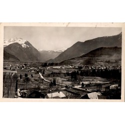CPSM Faverges – Vue générale et le Mont-Blanc – Haute-Savoie 74