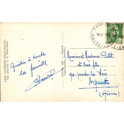 CPSM Faverges – Vue générale et le Mont-Blanc – Haute-Savoie 74