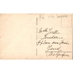 CPSM Chamonix – Vue générale et le Mont-Blanc – Haute-Savoie 74