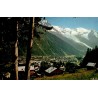 CPSM Chamonix Mont-Blanc, Aiguille du Midi, Dôme du Goûter et glacier des Bossons