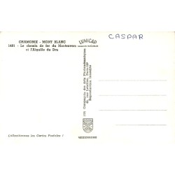 CPSM Chamonix – Chemin de fer du Montenvers et Aiguille du Dru