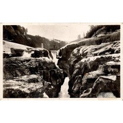 CPSM Bellegarde Ain – La Perte du Rhône en hiver – Gorges enneigées