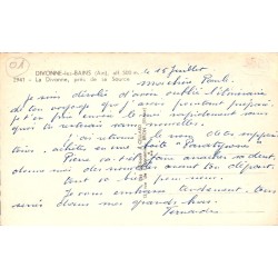 CPSM Divonne-les-Bains Ain – La Divonne près de sa source