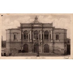 CPA Moulins Allier – Le Théâtre – Éditions Idéal Vichy
