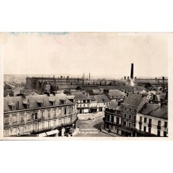 CPSM Commentry Allier vue générale du centre-ville et des anciennes installations industrielles