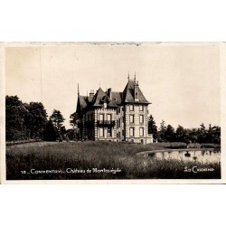 CPSM Commentry château de Montassiégé dans l’Allier vers 1945