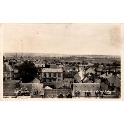 CPSM Commentry vue générale avec école des garçons dans l’Allier en 1945
