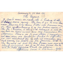CPSM Commentry – Vue générale et école des garçons