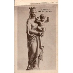 CPSM Marseille statue de Notre-Dame de la Garde, Vierge à l’Enfant dite Bonne Mère