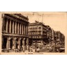 CPSM Marseille Canebière et Palais de la Bourse avec tramways, circulée en 1939