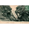 CPA Primel La Crevasse à Plougasnou, rochers et mer, carte circulée en 1925