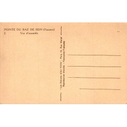 CPSM Pointe du Raz de Sein – Vue d’ensemble – Éditions Yvon