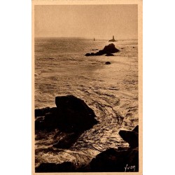 CPSM Pointe du Raz, Éperon du Raz et phare de la Vieille, édition Yvon