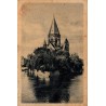 CPSM Metz Moselle et Temple Neuf, ancienne Evangelische Kirche sur l’île du Petit-Saulcy