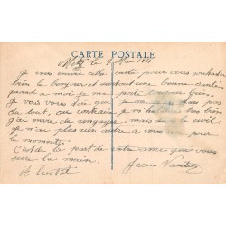 CPSM Metz – L’Hôtel de la Poste – Carte colorisée 1933