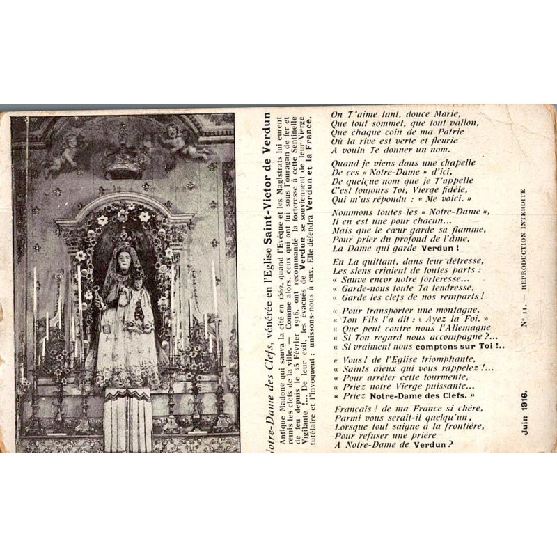 Carte postale ancienne de Notre-Dame des Clefs dans l’église Saint-Victor de Verdun

Title