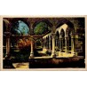 CPSM Tarbes cloître du Jardin Massey, arcades et colonnes dans les Hautes-Pyrénées