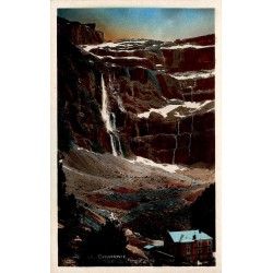 CPSM Gavarnie Hôtel du Cirque et Grande Cascade dans les Hautes-Pyrénées