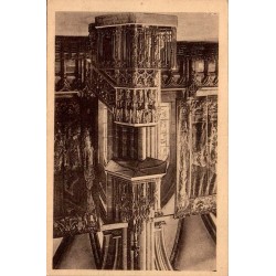 CPA Strasbourg chaire gothique de la cathédrale Notre-Dame intérieur