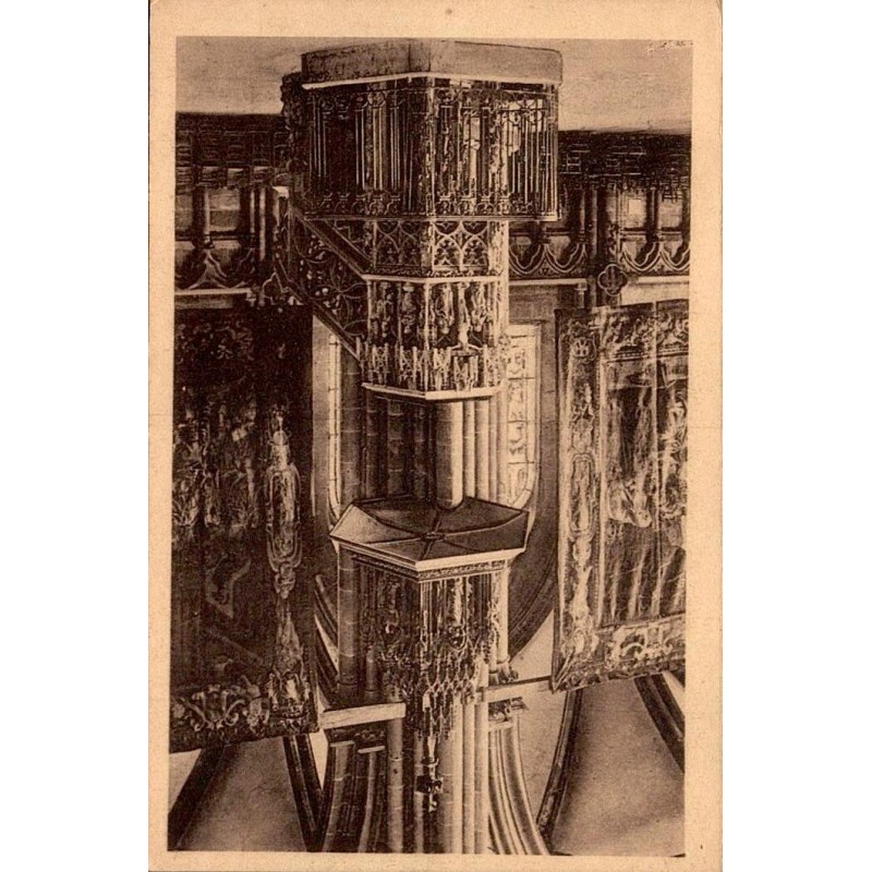 CPA Strasbourg chaire gothique de la cathédrale Notre-Dame intérieur