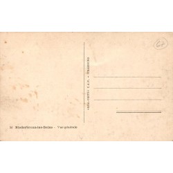 CPSM Niederbronn-les-Bains – Vue générale ancienne de la ville