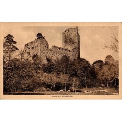 CPA Barr ruine du château de Landsberg dans le Bas-Rhin en Alsace