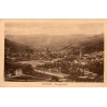 CPA Munster vue générale ville voie ferrée et paysage des Vosges Haut-Rhin