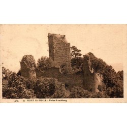 CPA Mont Sainte-Odile ruine du château de Landsberg et donjon Bas-Rhin