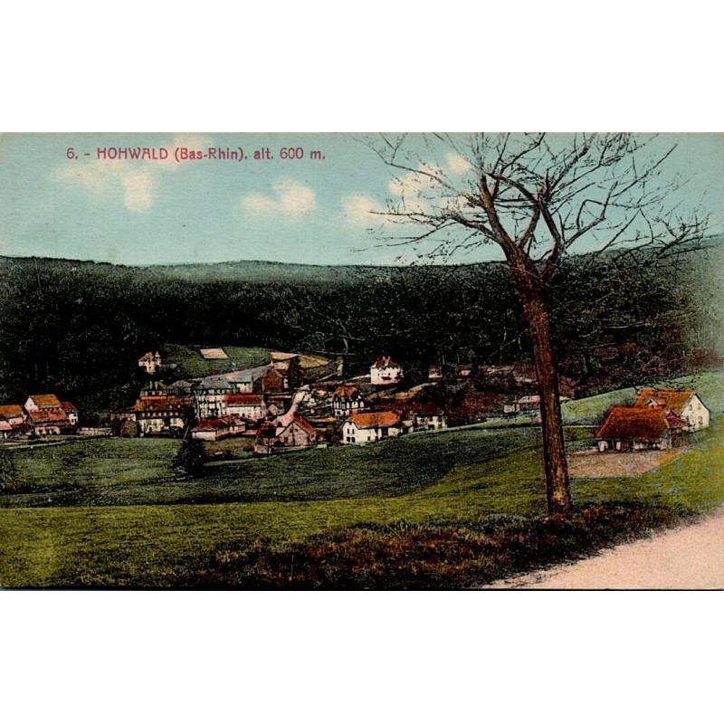 CPA Le Hohwald – Vue générale du village à 600 m – Bas-Rhin 67