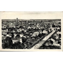 CPSM Sélestat vue générale ancienne de la ville et ses clochers Bas-Rhin