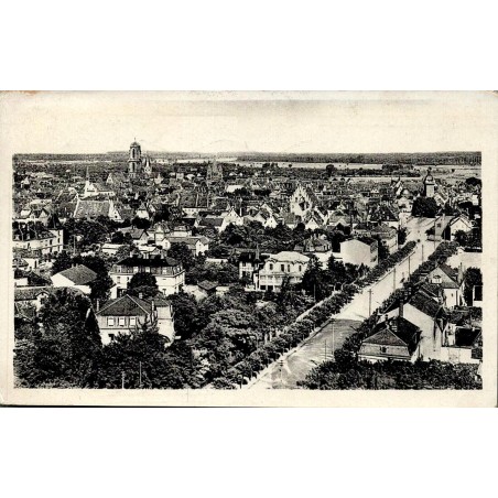 CPSM Sélestat vue générale ancienne de la ville et ses clochers Bas-Rhin