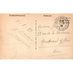 CPA Strasbourg – Palais de Rohan, terrasse et cathédrale Notre-Dame – 1929