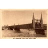 CPA Strasbourg pont du chemin de fer sur le Rhin ouvrage ferroviaire métallique ancien