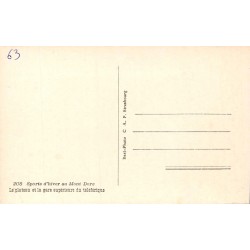 CPSM Le Mont-Dore – Gare supérieure du téléférique et skieurs