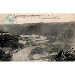 CPA Saint-Gervais-d’Auvergne, presqu’île de Murat et barrage de Queuille dans la vallée de la Sioule