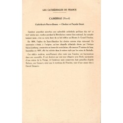 Carte postale ancienne Cambrai – Cathédrale Notre-Dame