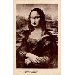 CPSM Musée du Louvre Paris, La Joconde de Léonard de Vinci, édition des Musées Nationaux