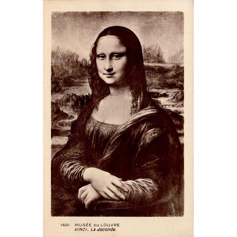 CPSM Musée du Louvre Paris, La Joconde de Léonard de Vinci, édition des Musées Nationaux
