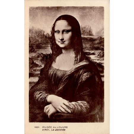 CPSM Musée du Louvre Paris, La Joconde de Léonard de Vinci, édition des Musées Nationaux