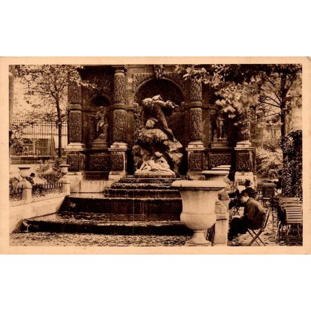 CPSM Paris Fontaine Médicis Jardin du Luxembourg Éditions d’Art Yvon n°248