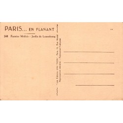 CPSM Paris – Fontaine Médicis – Jardin du Luxembourg – Yvon n°248