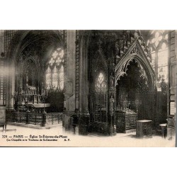 CPA Paris Église Saint-Étienne-du-Mont chapelle et tombeau de Sainte-Geneviève