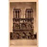 CPA Paris Notre-Dame façade occidentale XIIe et XIIIe siècles édition MONA