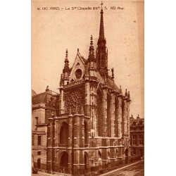 CPA Paris Sainte-Chapelle vue extérieure ancienne Neurdein Frères