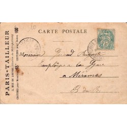 CPA Paris – Place du Palais-Royal – Attelages et scène de rue